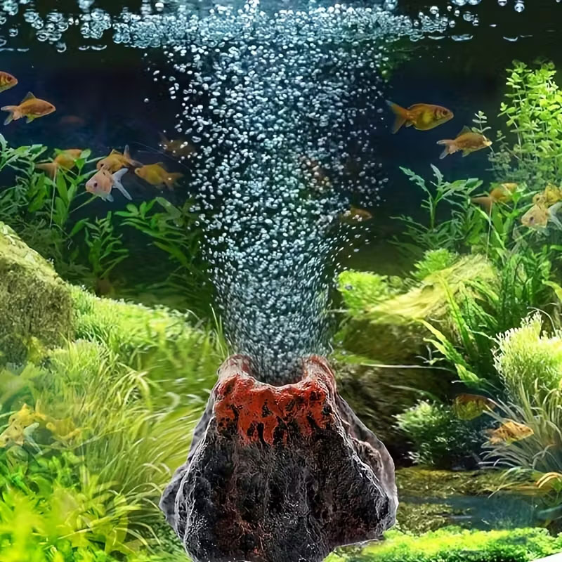 Aquasoil Substrate - Volcanic Bubble Stone for Aquariums, No