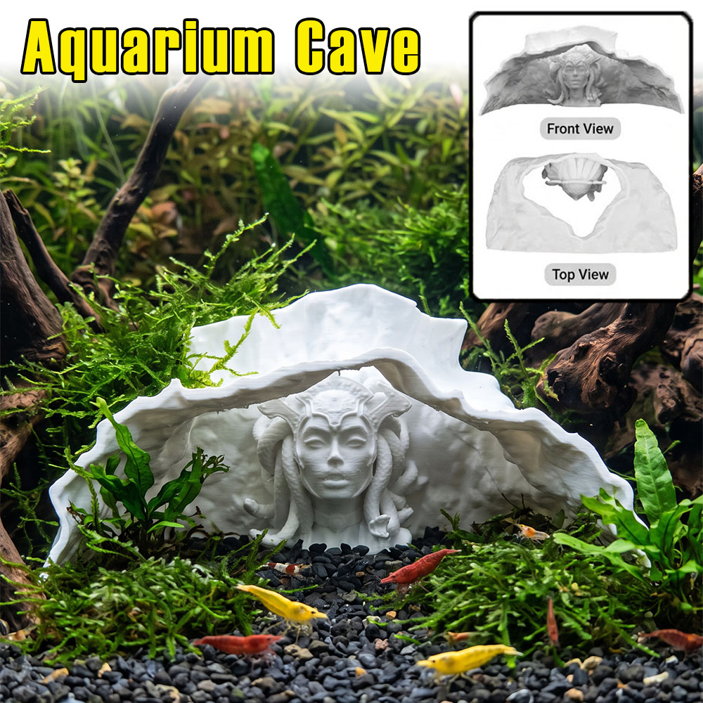Aquasoil Substrate - Aquarium Cave PLA 3D Printing Creative