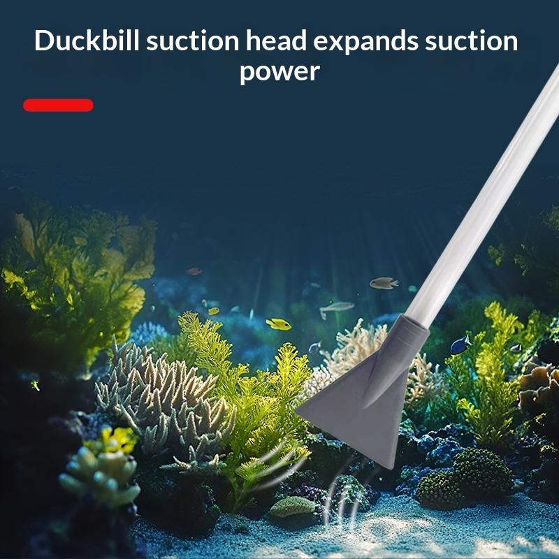 Planted Aquarium Cleaning - Leakproof Fish Tank Siphon Water Changer
