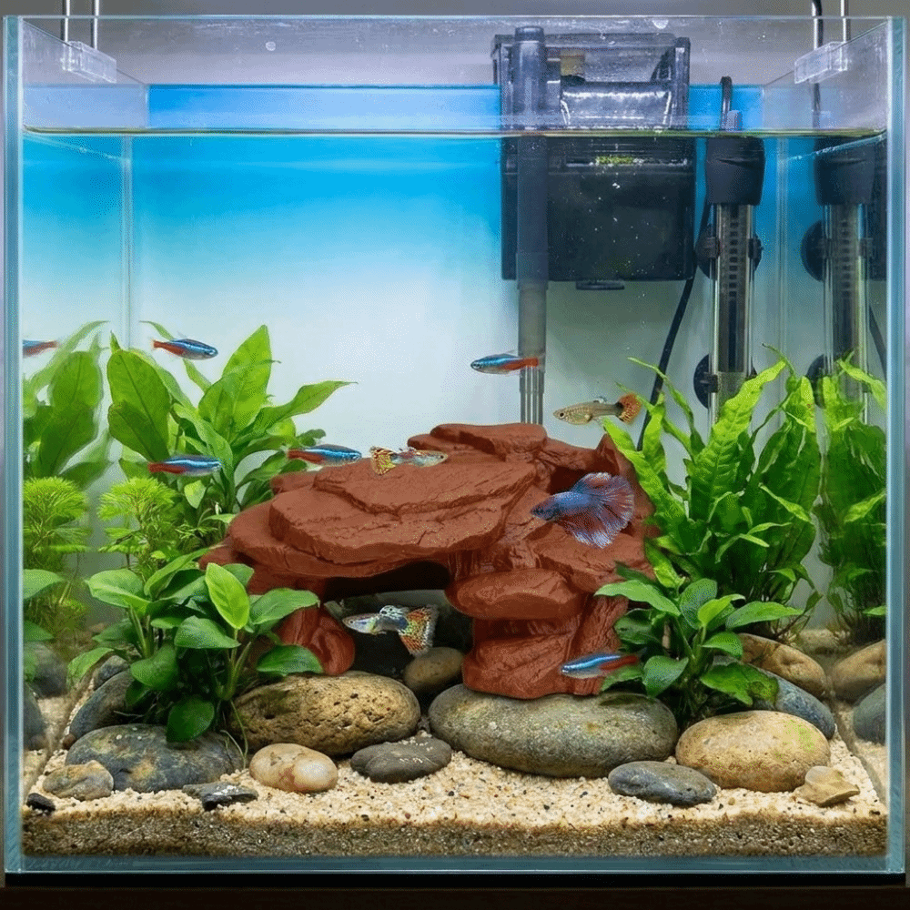3D Printing Fish Tank Rockery  - Aquasoil Substrate review and price