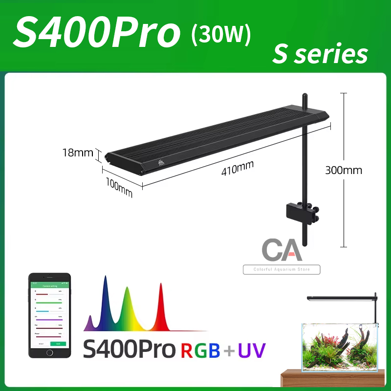 WEEK AQUA S Series RGB+UV Full - Aquarium Plant Light Spectrum review and price