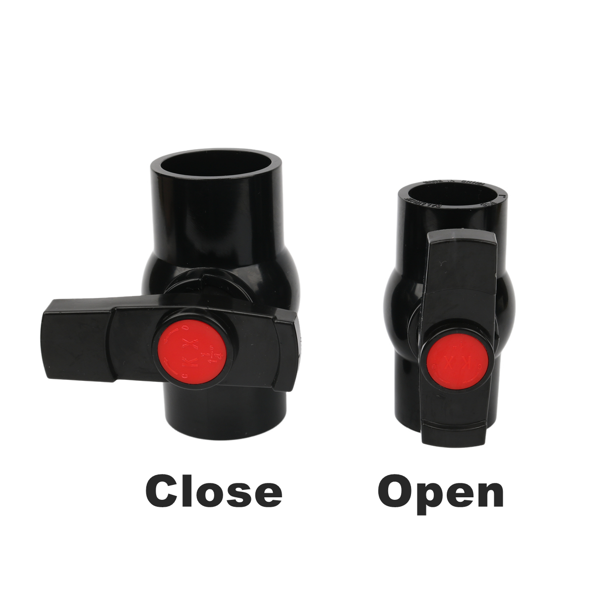 1pc 20/25/32/40/50mm Black PVC - Aquarium Planet review and price