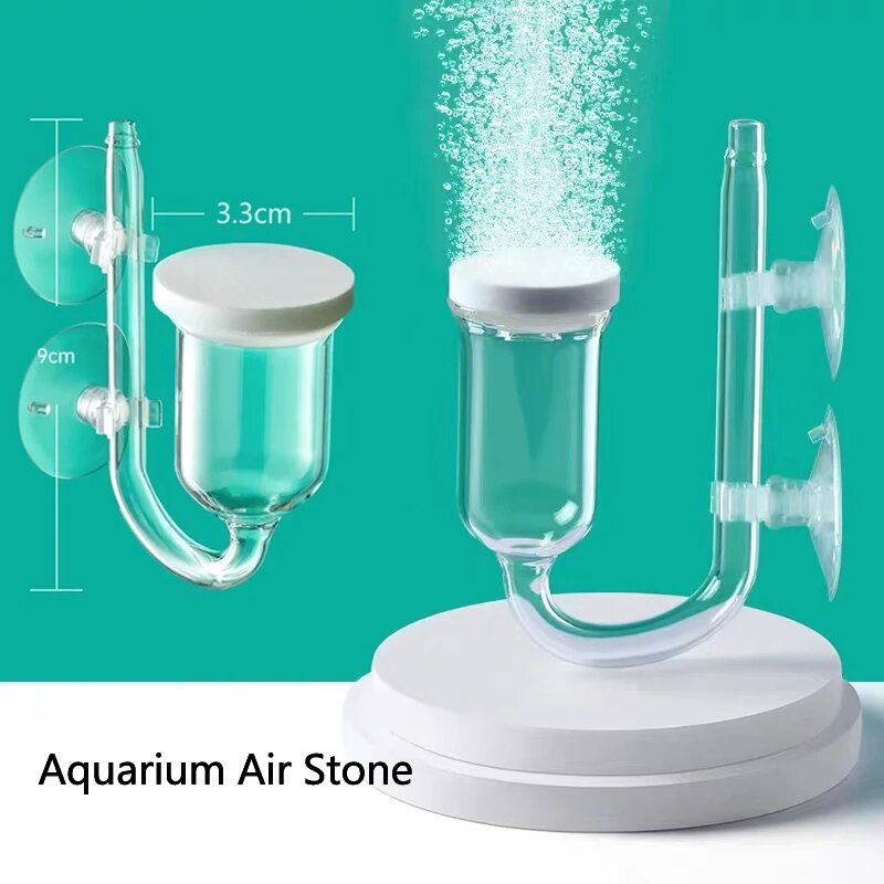 1Set Glass Air Pump Sand Stone - Aquarium Lily Pipe review and price