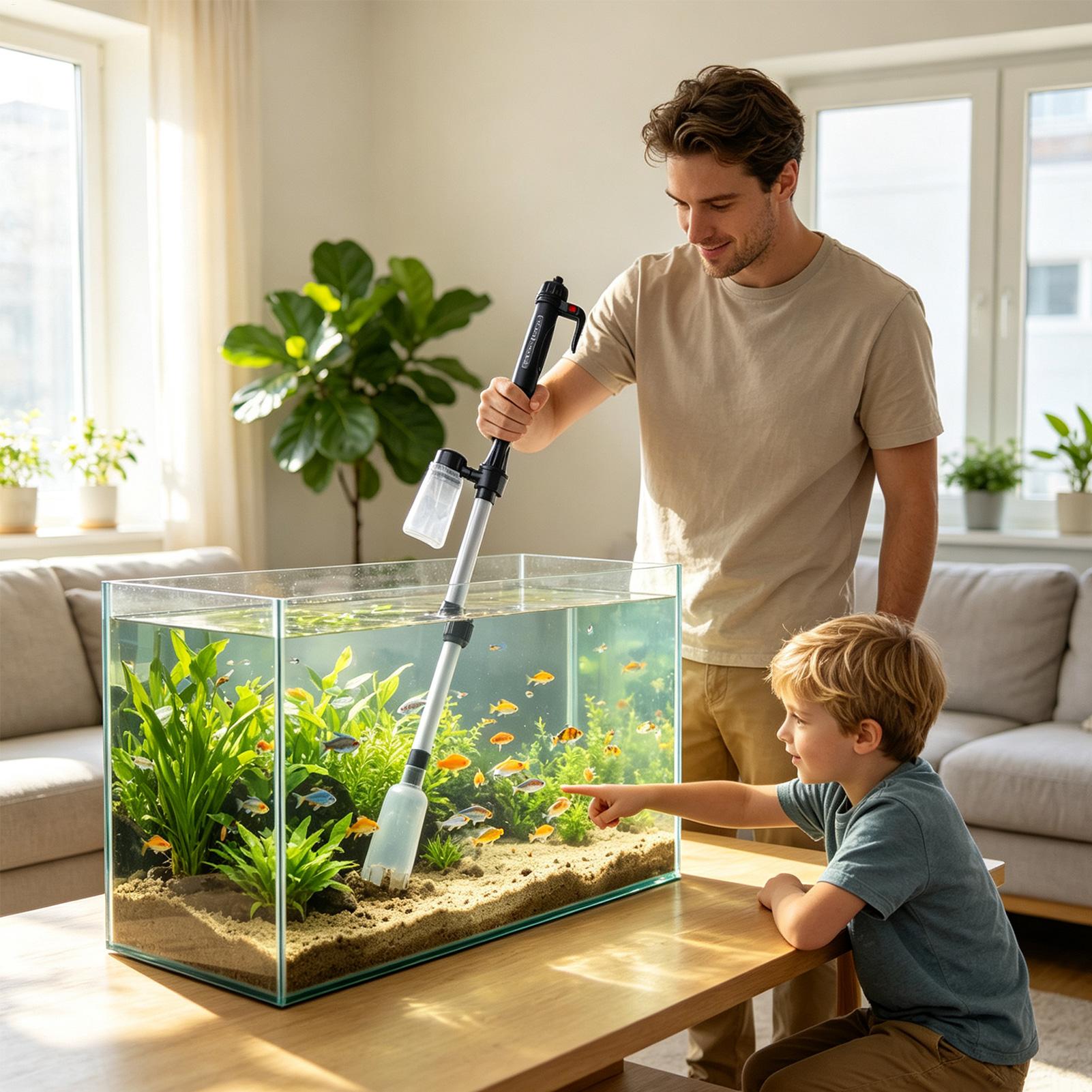 Aquarium Vacuum Gravel Cleaner - Planted Aquarium Cleaning review and price
