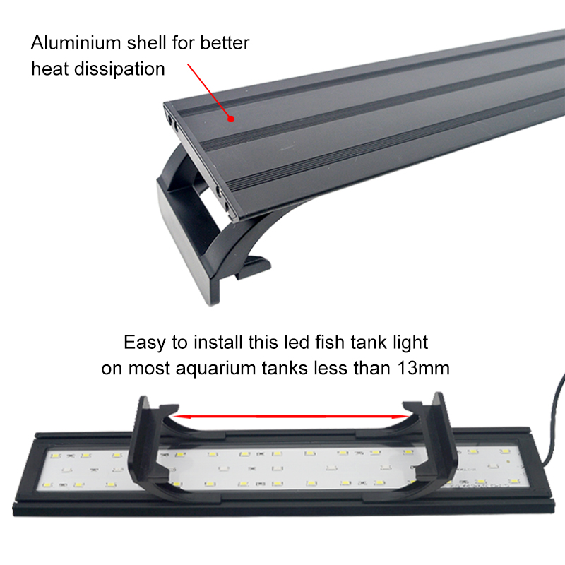 Aquarium LED Light for 16-64CM - Aquarium Plant Light Spectrum review and price