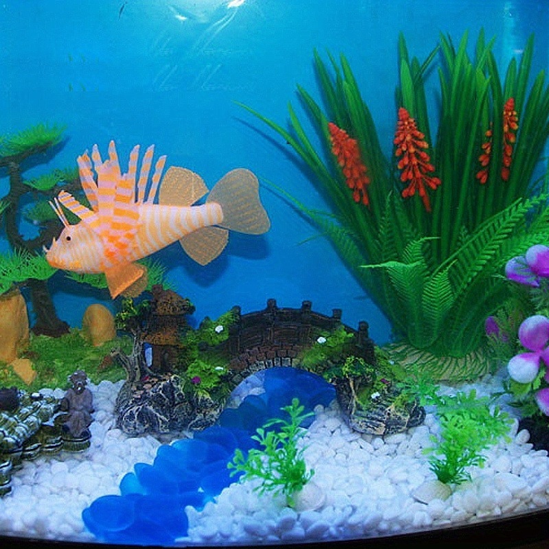 Aquarium Decoration Stone Blue - Aquarium Planet review and price