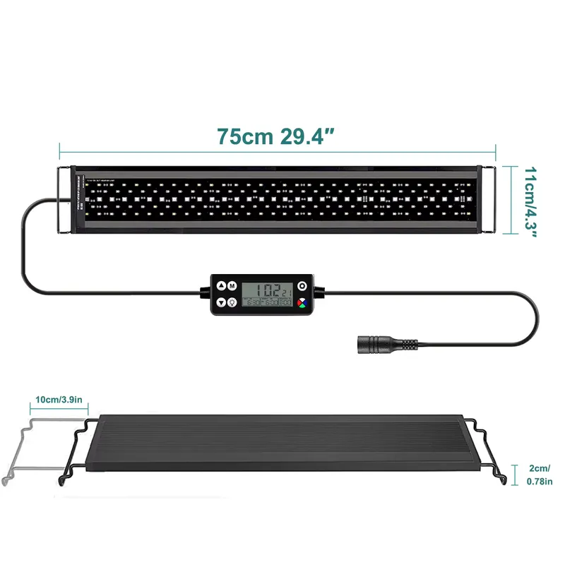 New 75cm Full Spectrum LED Aqu - Planted Aquarium Hours review and price