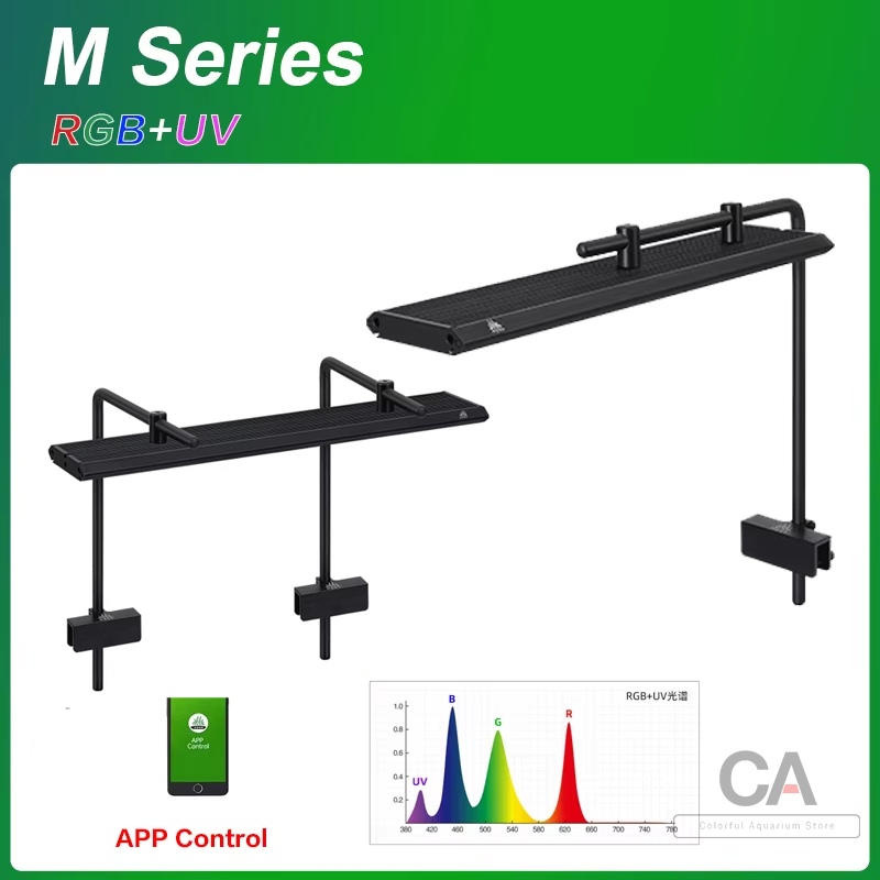 WEEK AQUA LED M Series RGB+UV  - Planted Aquarium Uv Light review and price