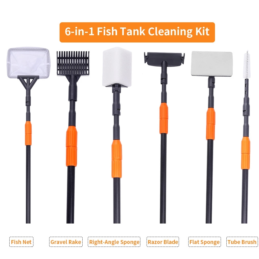 6 in 1 Aquarium Cleaning Tools - Planted Aquarium Cleaning Kit review and price