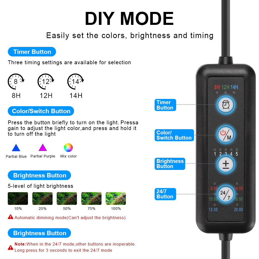 LED Aquarium Light Full Spectr - Planted Aquarium Uv Light review and price