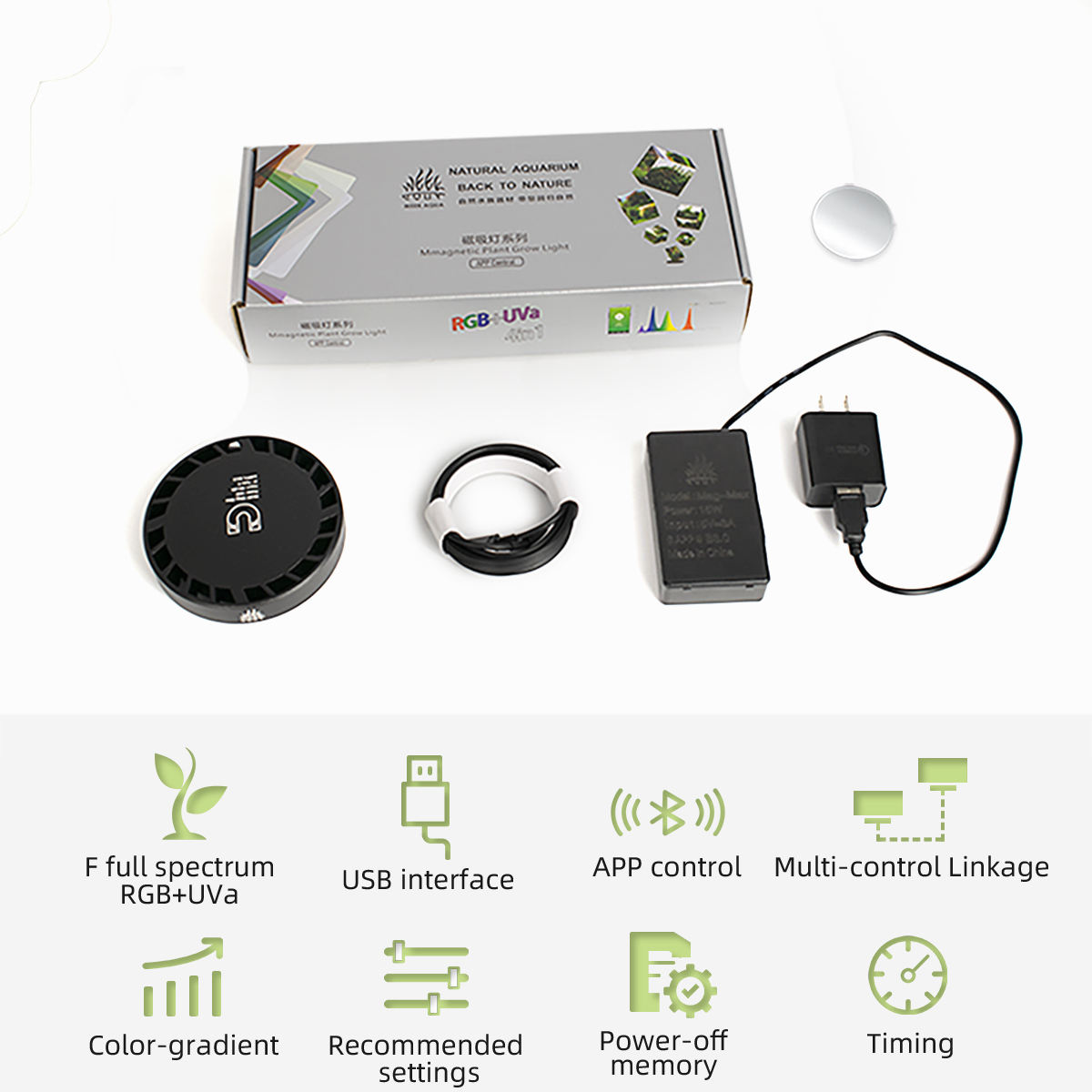 WEEK AQUA Mag-Pro/Max Nano RGB - Planted Aquarium Uv Light review and price